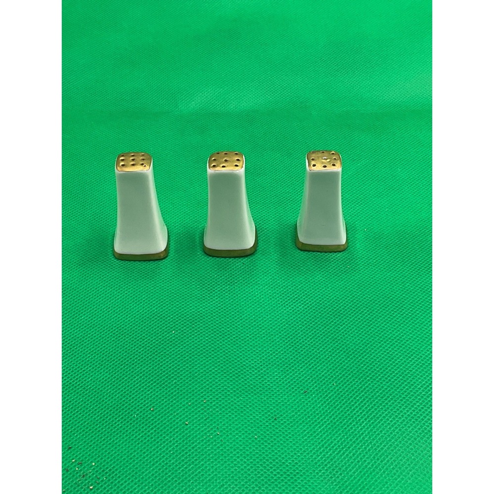 Noritake Nippon 23K Gold‎ Salt Pepper Shakers Set of 3